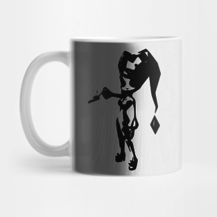 Pioneer minimal silhouette white Mug